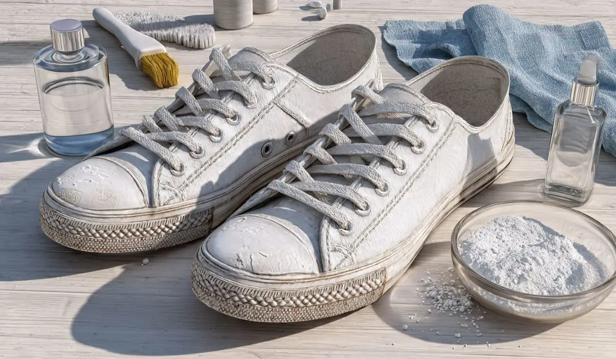 How to Clean Shoes with Baking Soda and Vinegar