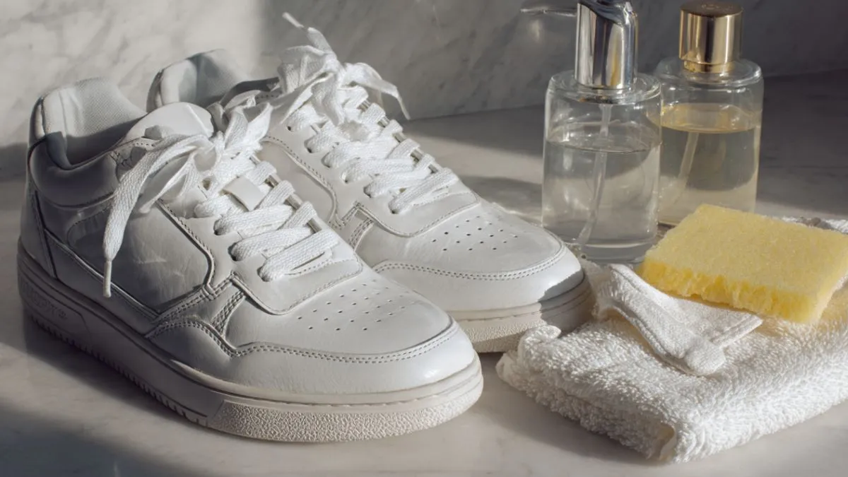 How to Clean White Leather Sneakers
