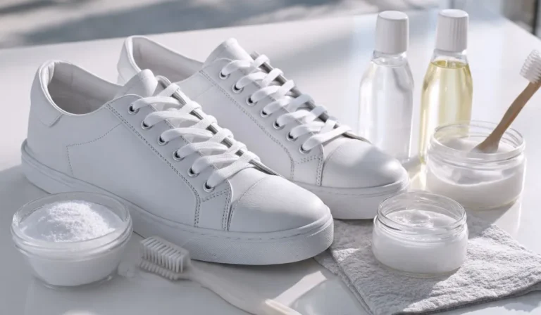 How to Clean White Shoes Without Washing