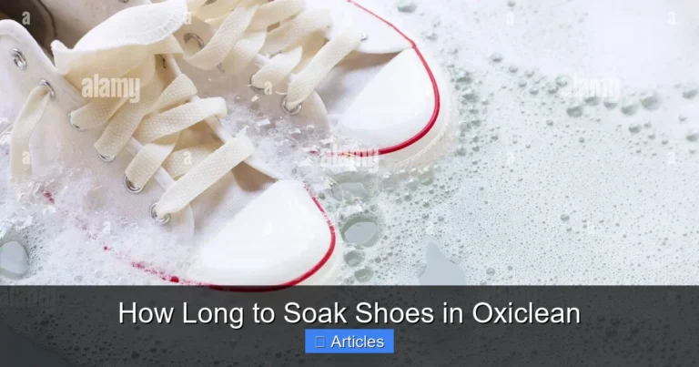 How Long to Soak Shoes in Oxiclean