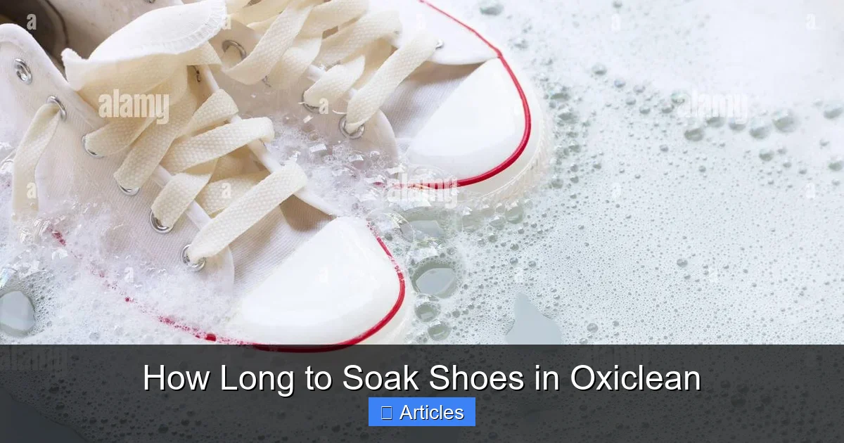 How Long to Soak Shoes in Oxiclean