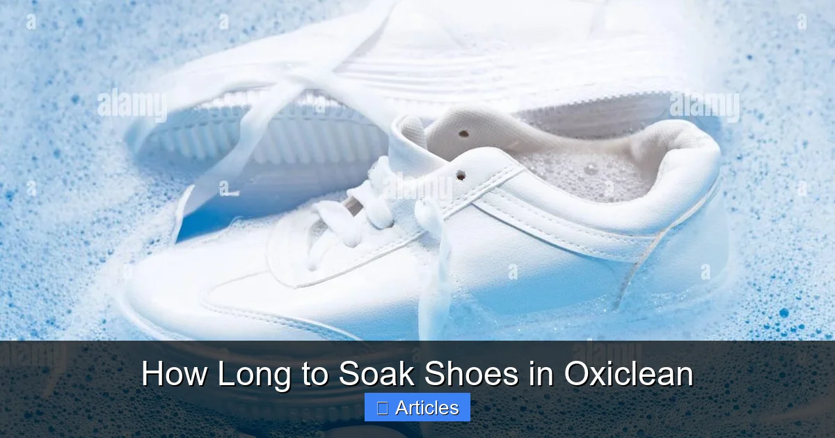 How Long to Soak Shoes in Oxiclean