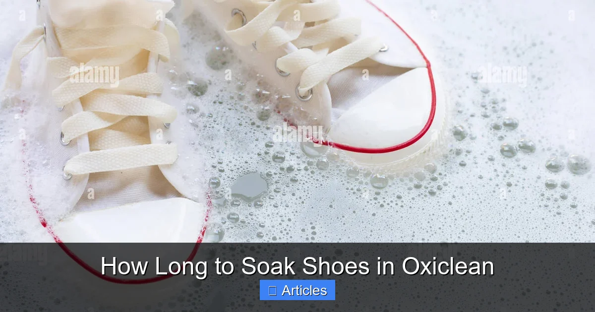How Long to Soak Shoes in Oxiclean