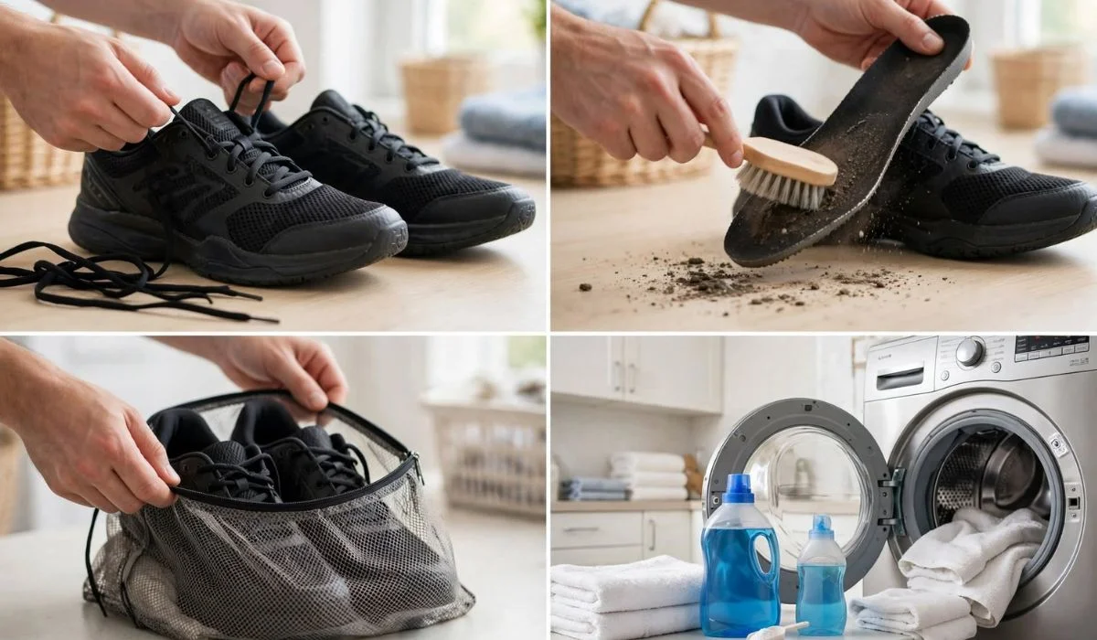 How to Prepare Sports Shoes for the Washing Machine 