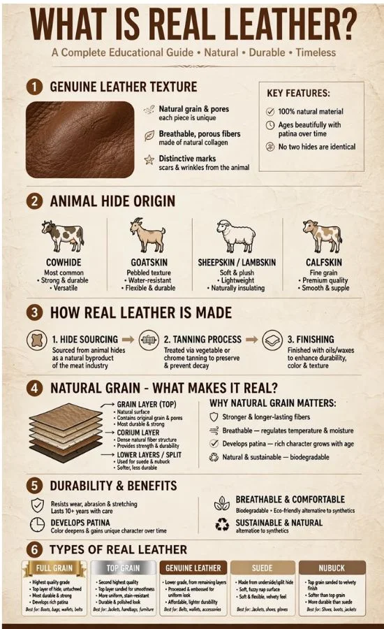 What Is Real Leather
