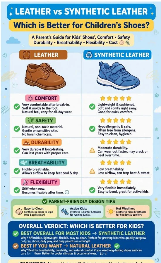 Which Is Better for Children's Shoes