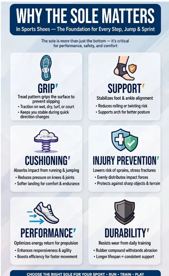 Why the Sole Matters in Sports Shoes